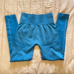 Geo Seamless Gymshark leggings in color teal